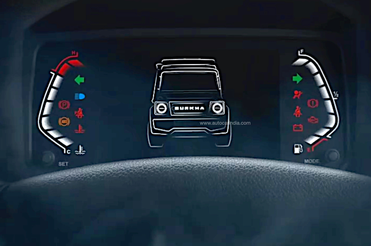 New Force Gurkha interior, features revealed